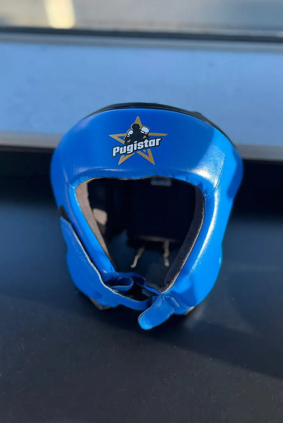 Casque compétition cuir Pugistar