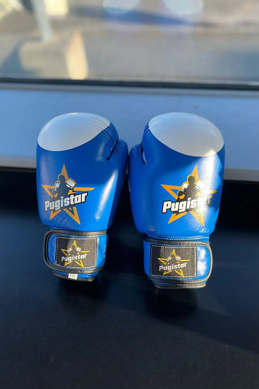 Paire de gants compétition cuir Pugistar
