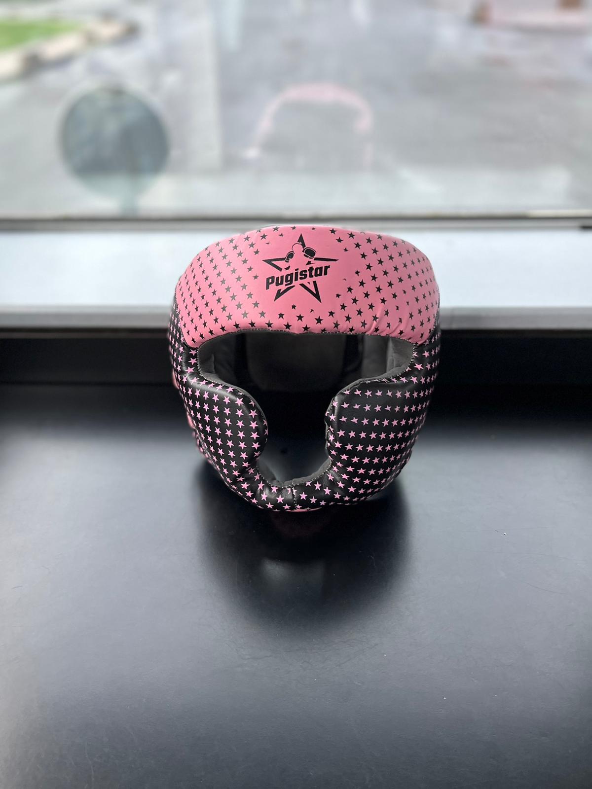Casque étoilé synthétique enfant Pugistar