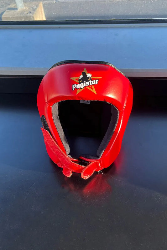 Casque compétition cuir Pugistar
