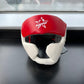 Casque synthétique logo & texte Pugistar