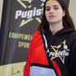 Sweat capuche poches rouge-blanc-noir Pugistar